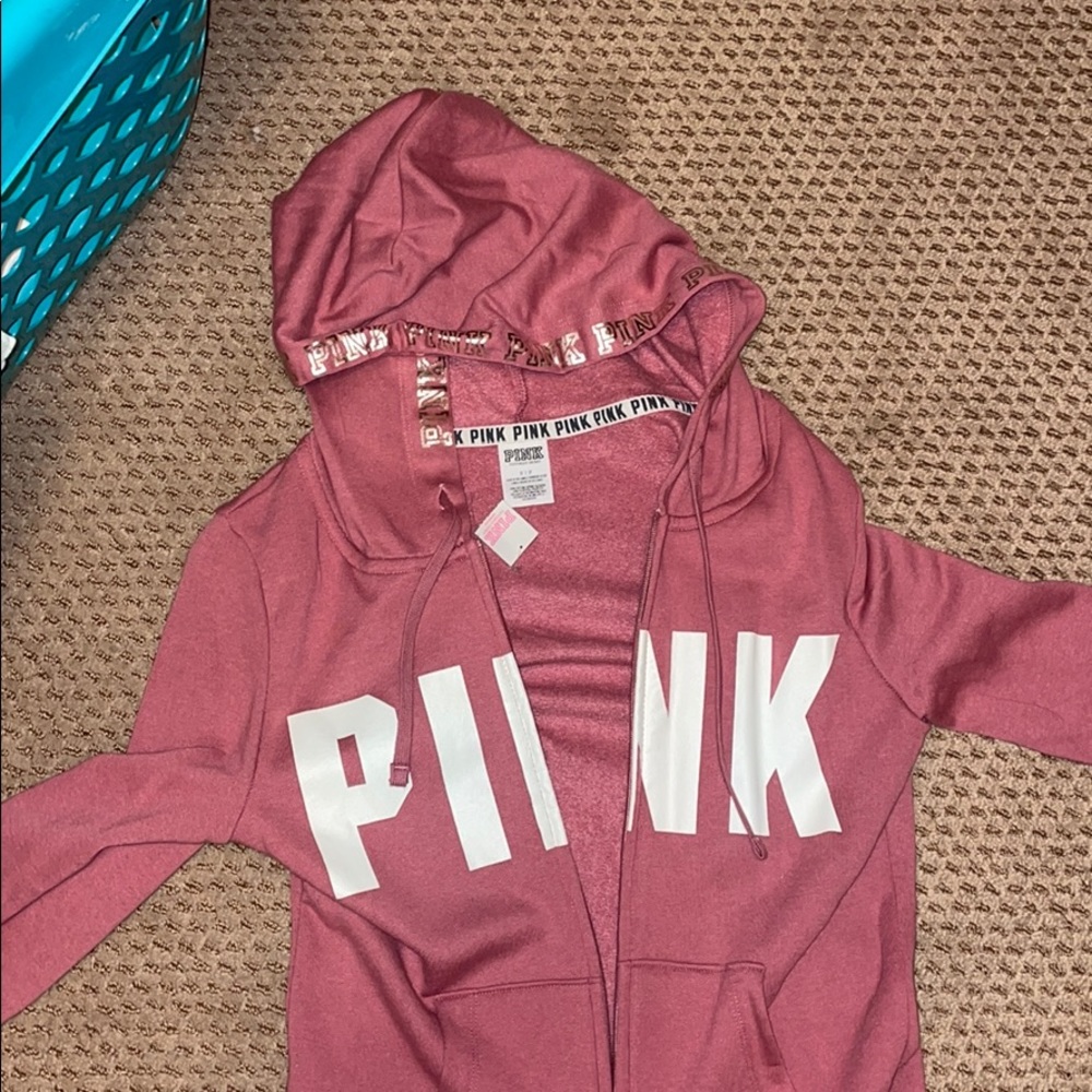 Pink Zip Up Jacket Brand New